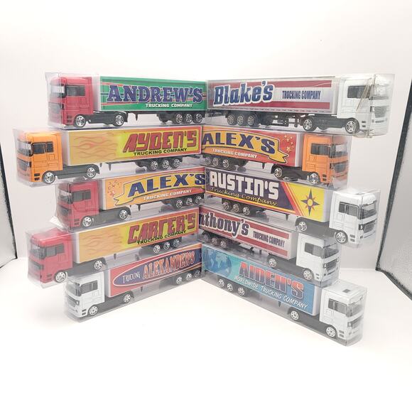 Swibco Trucking Company Toy Semi Truck Set of 10 New in package - Picture 1 of 13